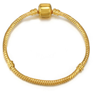 Classic Snake Chain Charm Bracelet – DIY-Friendly Base for Personalized Charm Stacking